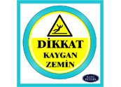 Kaygan Zemin Uyar Logolar